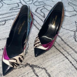 YSL unique pumps